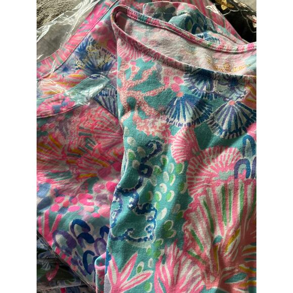 Lilly Pulitzer Girls Mini Geanna Dress Multi Splendor in the Sand M 6-7 - Picture 6 of 6